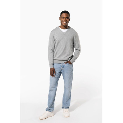 Men's premium V-neck jumper
